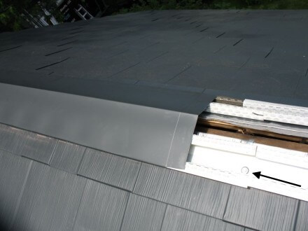 the Classic Metal Roofs ridge-vent cap