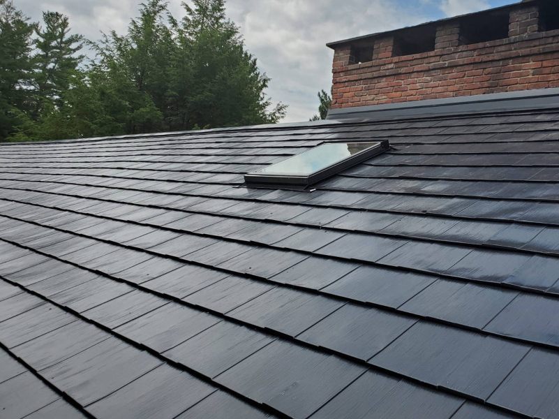 Burrillville, RI Oxford Slate Metal Roof