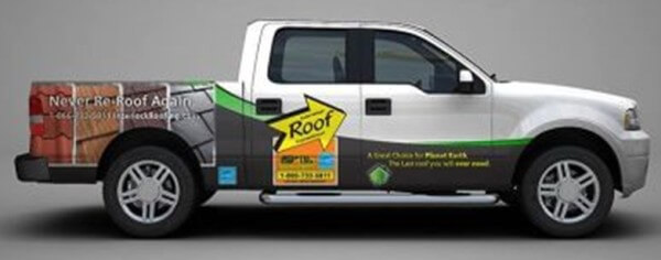 metal roof company truck