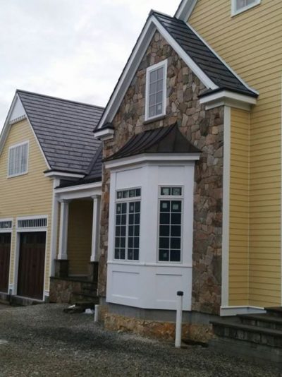 Gf Sprague Before After Photo Set Tying A Rubber Roof Into Shingles In Belmont Ma