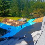Resheath of a roof deck
