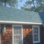 Green aluminum metal roof replacement in MA, CT, NH, or RI