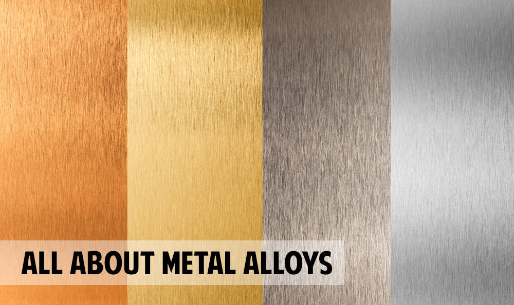 Different colors of metal alloys in Rhode Island
