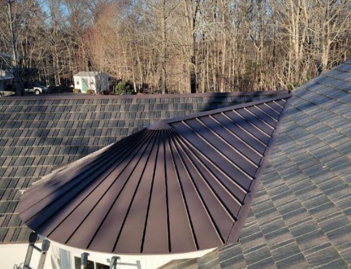 Standing seem metal roof in Rhode Island