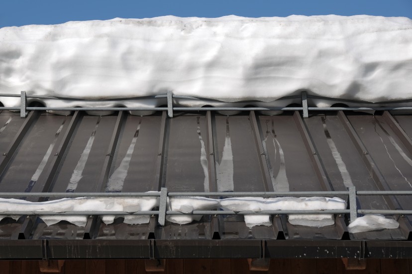 Snow Retention on a Metal Roof in MA, CT, NH, or RI.