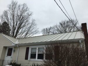 A white roof on a home in Southern New England.