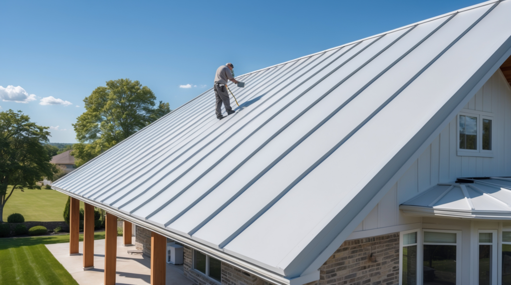 Painting a Metal Roof